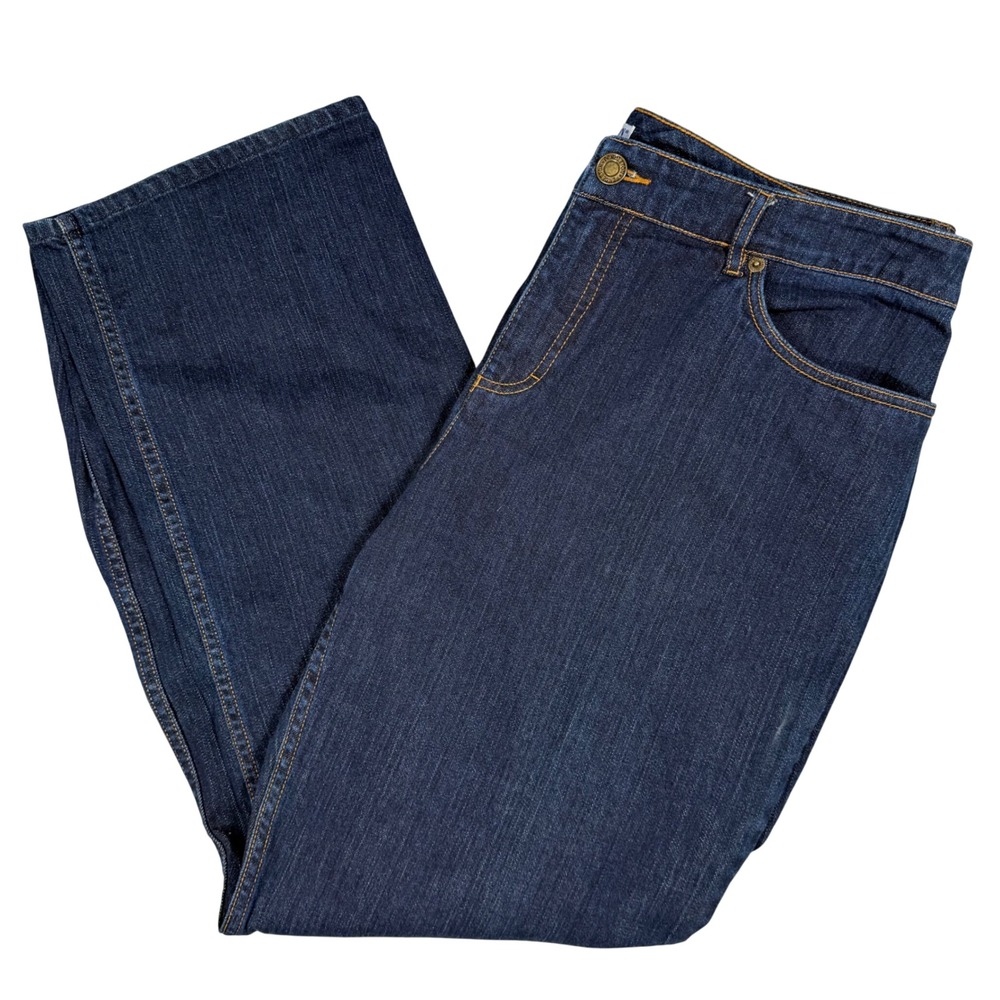 Pendleton Women's Dark Wash Denim Jeans Classic Fit 99% Cotton Size 18‎